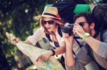 Tourists Sightseeing City Tourists Sightseeing City